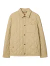 Burberry Collared Quilted Jacket Front Pocket