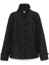 Burberry Tailored Jacket With Quilted High Collar