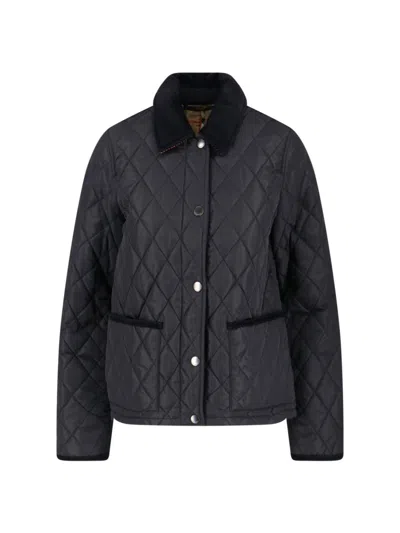 BURBERRY BURBERRY QUILTED JACKET – BLACK