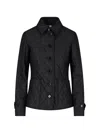 Burberry Women Quilted Thermoregulated Jacket In Blue