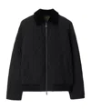Burberry Quilted Nylon Jacket In Black