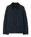 Burberry Quilted Nylon Jacket In Black