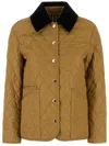 Burberry Giubbino In Poliestere Beige  Donna In Brown