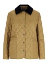 Burberry Dranefeld Quilted Jacket In Brown