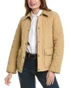 Burberry Quilted Jacket In Metallic