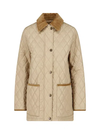 Burberry Quilted Jacket In Multi
