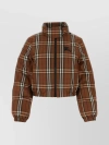BURBERRY QUILTED JACKET FEATURING CHECKERED EMBROIDERY