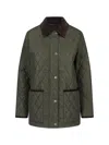Burberry Quilted Jacket In Green