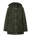 Burberry Quilted Jacket In Lake Color