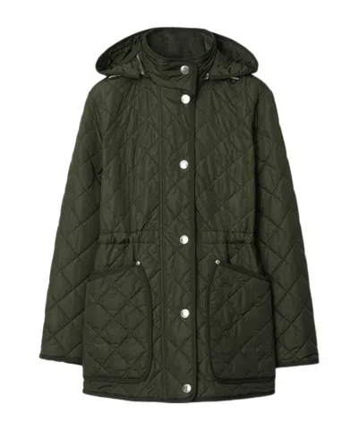 Burberry Quilted Jacket In Lake Color