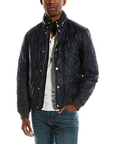 Pre-owned Burberry Quilted Jacket Men's Blue 52