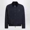 Burberry Quilted Jacket Navy Blue In Nylon