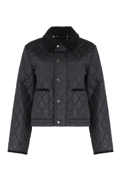 Burberry Women's Quilted Jacket With Snaps