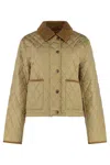 Burberry Dorset Quilted Nylon Jacket In Brown