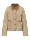 Burberry Dorset Quilted Nylon Jacket In Brown
