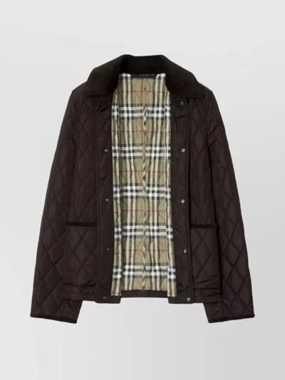 Burberry Quilted Jacket With Vintage Check Pattern