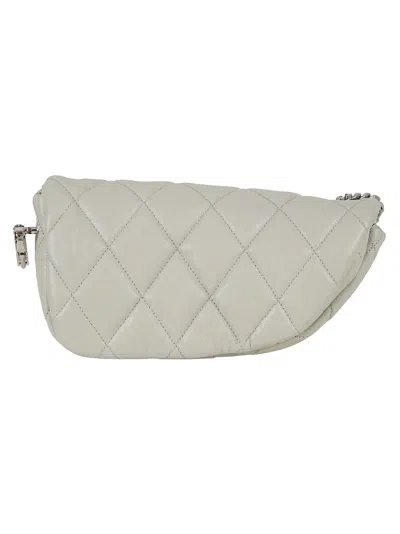 Burberry Quilted Lamb Leather Bag In White