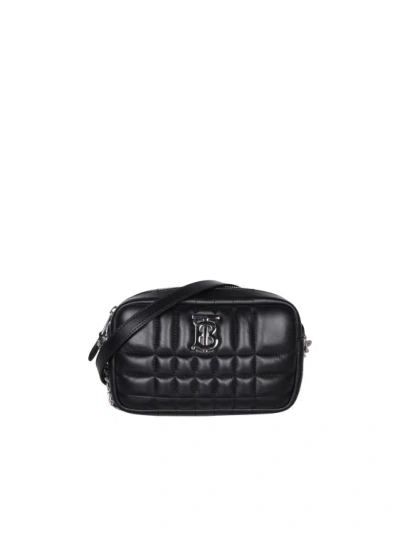Burberry Quilted Leather Bag In Black