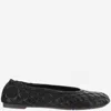 BURBERRY QUILTED LEATHER SADLER BALLET FLATS