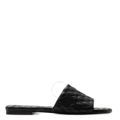 BURBERRY BURBERRY QUILTED LEATHER SLIDES