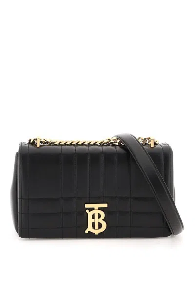 Burberry Quilted Leather Small Lola Bag In Nero