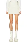 Burberry Quilted Mini Skirt In Plaster