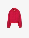 Burberry Nylon Quilted Bomber Jacket In Pillar