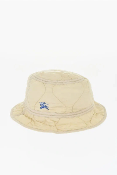 Burberry Quilted Nylon Bucket Hat In Neutral