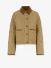 Burberry Quilted Nylon Cropped Jacket In Multi