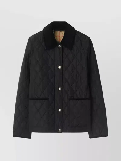 BURBERRY QUILTED NYLON JACKET CHECK LINING