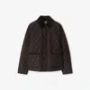 Burberry Women Quilted Jacket In Brown