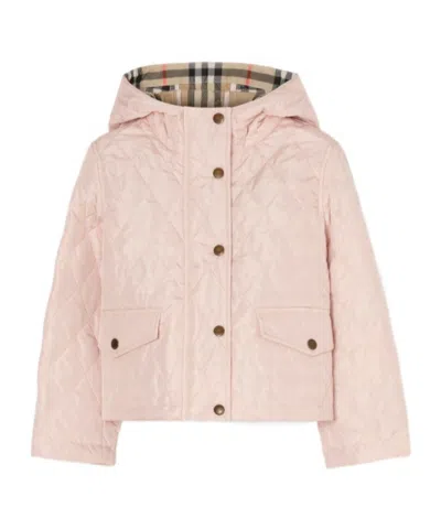 Burberry Quilted Nylon Parka In Multi