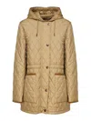 Burberry Jacket Stitching Casual Jackets And Parka In Sand