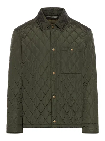 BURBERRY QUILTED NYLON SHIRT