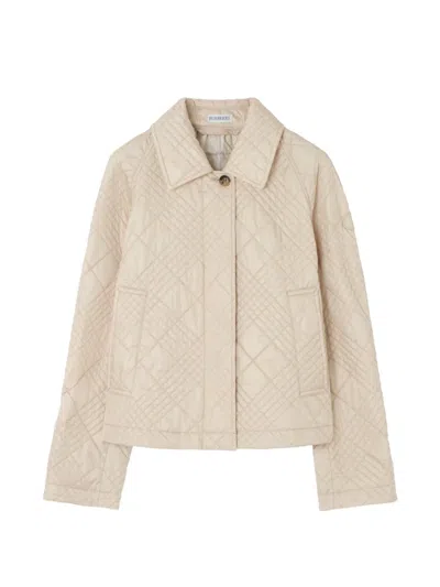 Burberry Quilted Nylon Tiffield Jacket In Neutral