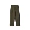 Burberry Diamond-quilted Pleat-detailing Trousers In Green