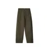 Burberry Diamond-quilted Pleat-detailing Trousers In Green