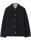 Burberry Reversible Quilted Nylon Jacket In Black