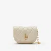 Burberry Quilted Rocking Horse Crossbody Bag In Soap