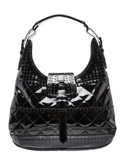 Pre-owned Burberry Quilted Shoulder Bag In Black