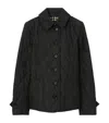 Burberry Quilted Thermoregulated Jacket In Black