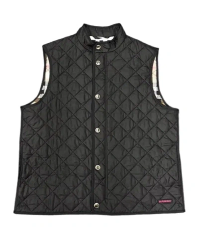 Burberry Quilted Vest In Black