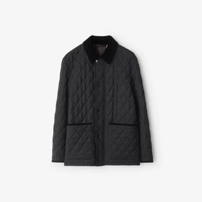 BURBERRY BURBERRY QUILTED WOOL BARN JACKET