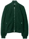 Burberry Bomber Jacket In Green