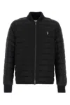 Burberry Black Polyester Down Jacket In Black