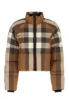 Burberry Printed Polyester Down Jacket