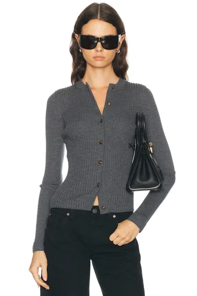 Burberry Rae Cardigan In Blue