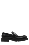 Burberry Raft Leather Loafers In Black