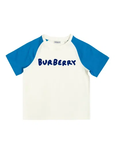 Burberry Kids' Raglan-sleeve T-shirt In White