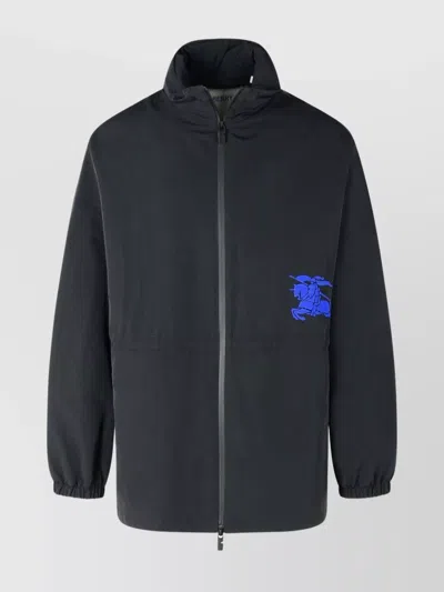 BURBERRY RAINCOAT WITH ELASTIC CUFFS AND HIGH COLLAR
